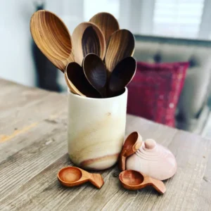 Handcrafted Neemwood Scoops